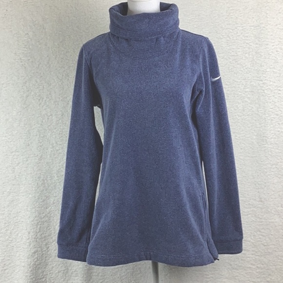 Nike Dri-Fit Fleece Turtleneck Sweater Women’s Size Small - Picture 1 of 9